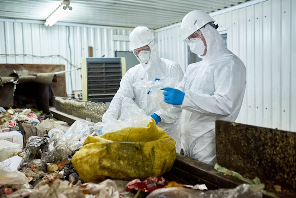 collecte de déchets dangereux